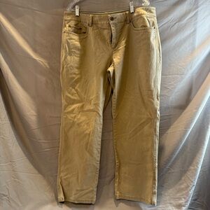 Eastern Mountain Sports Khaki Wide Leg Utility Pants Womens 16 Gorpcore